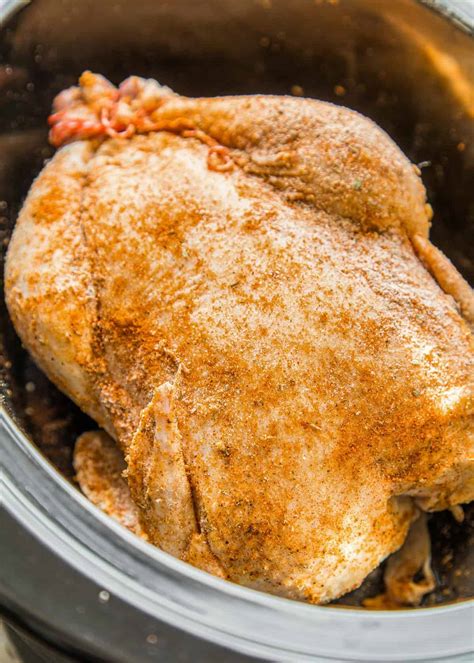 Slow Cooker Rotisserie Chicken Plain Chicken