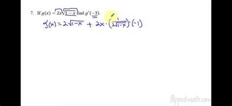 Chain Rule I Dont Get Where He Got The 2x The Rest I Understand Rcalculus