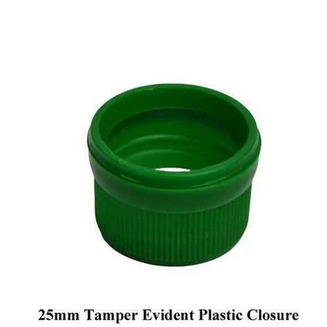 Mm Tamper Evident Plastic Closure At Rs Plastic Caps In