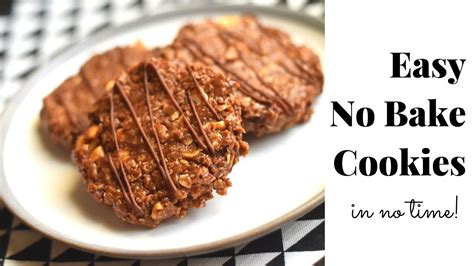 Easy No Bake Chocolate Oatmeal Cookies How To Make No Bake Oatmeal Cookies Youtube