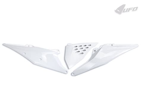 Side Panels Ufo Plast For Ktm Sx F All Models 2019 2021 White KT 20