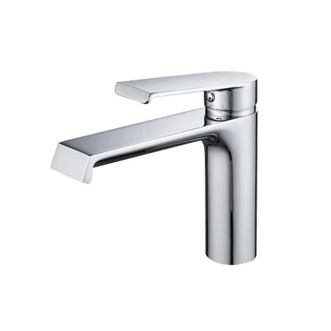 FORIOUS Single-Handle Single Hole Bathroom Faucet in Chrome HH39030CH ...