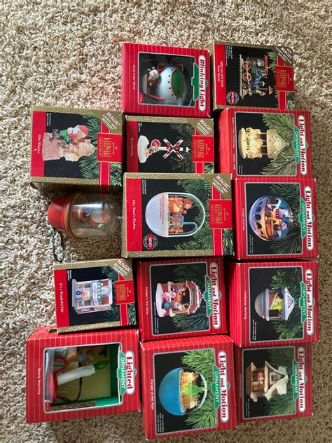 14 Lights And Motion Hallmark Ornaments Etsy