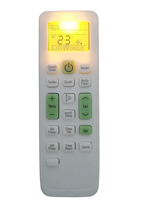 Buy Lipiworld Ac Remote Control With Display Light Old Remote