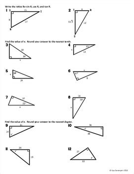 Trig Ratios Binder Notes For Geometry By Lisa Davenport TPT