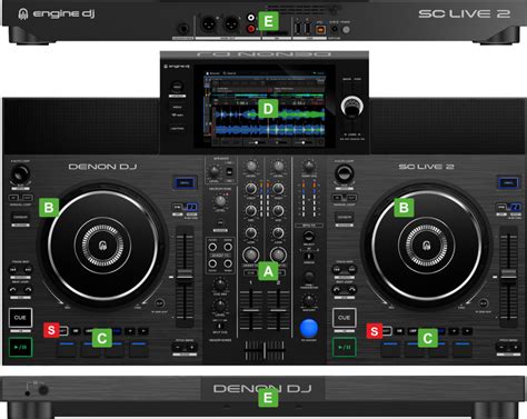 Virtualdj Hardware Manuals Denon Dj Sc Live Layout