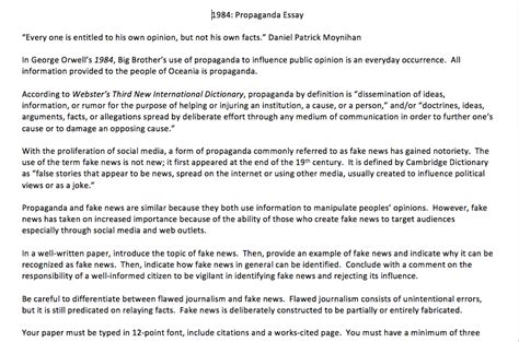 Fake News Essay
