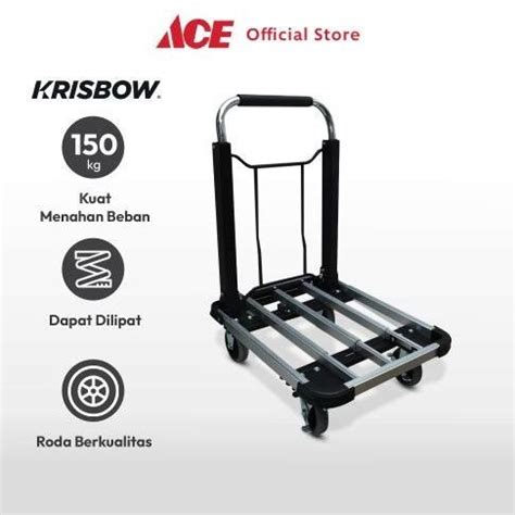 Jual Ace Krisbow Troli Barang Lipat Aluminium Alloy Kg Shopee