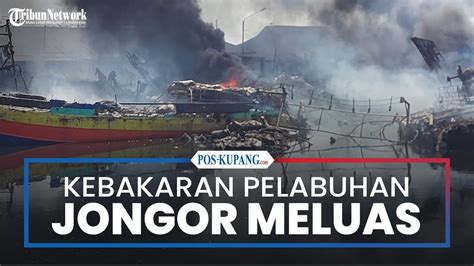 Kebakaran Di Pelabuhan Jongor Tegal Meluas Tambahan 5 Kapal Dan Ancam