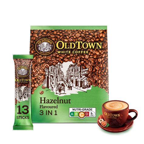 Buy Old Town White Coffee 3 In 1 Hazelnut 15 Sachets Net WT 600g Online