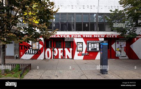 Theater for the New City, 155 First Ave, New York, NY. exterior ...