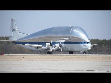 NASA Super Guppy Lands In Mansfield B Roll YouTube