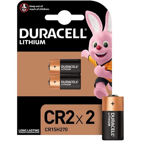 Duracell 123A 3V Lithium Battery 2 Pack