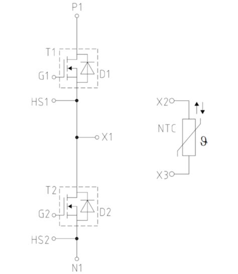 FF55MR12W1M1H B11 CoolSiC MOSFET Halfbridge Module 1200 V Infineon