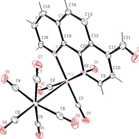 ORTEP Drawing Of The X Ray Structure Of 3 With 50 Thermal Ellipsoids