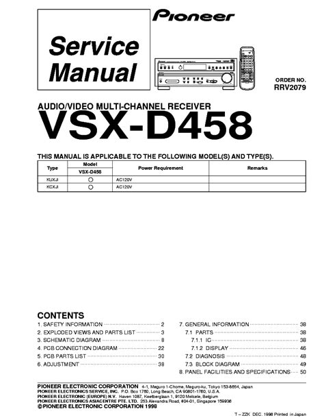 Pioneer Vsx 534 Manual