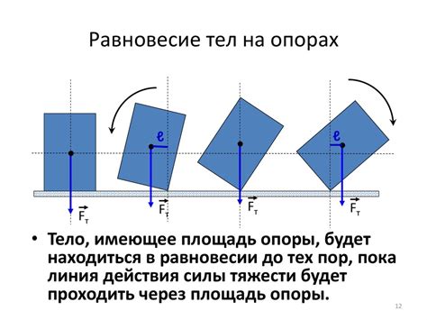 Условия равновесия тел. Виды равновесия - online presentation