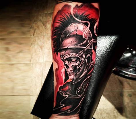 Undead Centurion tattoo by Hugo Feist | Photo 20227