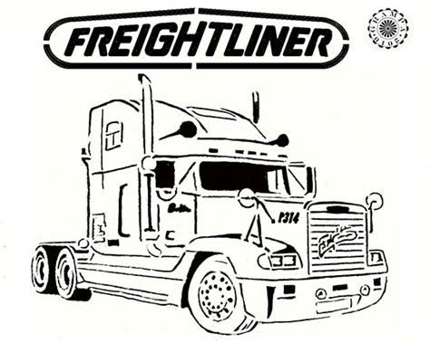 Freightliner Truck Pattern – Free Scroll Saw Patterns