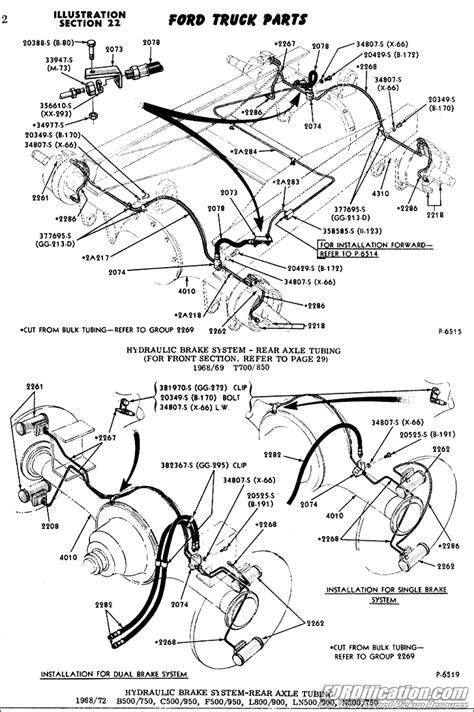 1970 Ford F100 Brake Pad Diagram