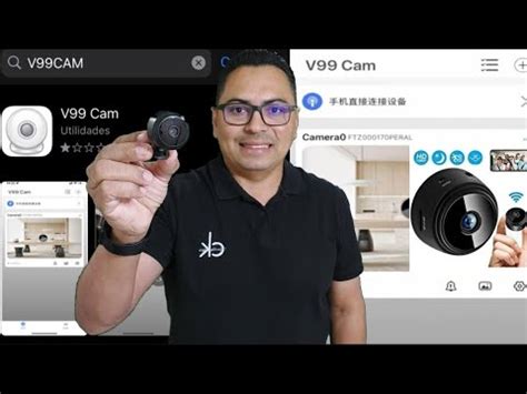 Mini câmera espiã HD IOT como configurar para o sistema iOS aplicativo