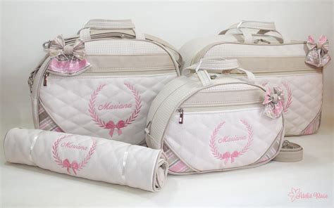 Kit Bolsa Maternidade BRL 01014 Personalizado Ateliê Rose Kits