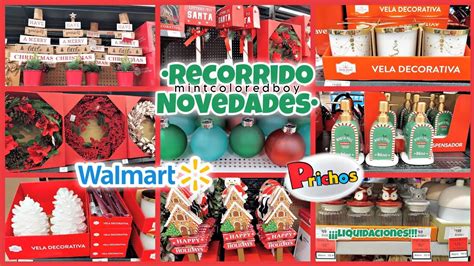 Recorrido en WALMART y PRICHOS Muchas Novedades Navideñas