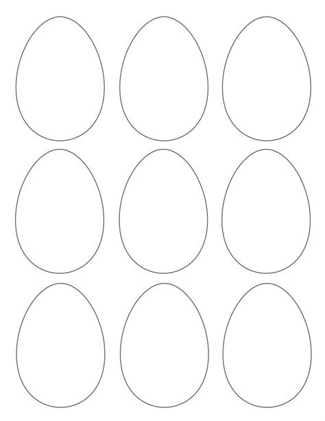 Free Easter Egg Template Printables Artofit