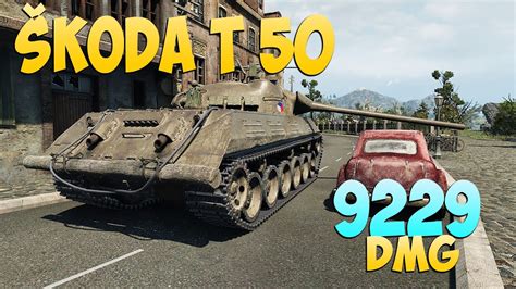 Skoda T Frags K Damage Quality World Of Tanks Youtube