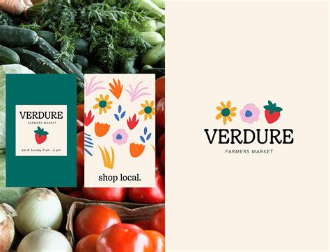 Brand Identity For A Farmers Market Behance