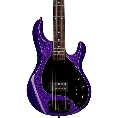 Sterling By Music Man Stingray Purple Sparkle Electric Bass Guitar