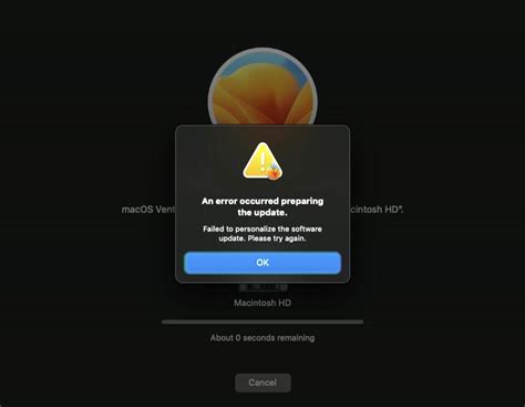 Failed To Personalize A Software Update Issue Error Fixes