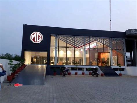 MG India dealer showroom detailed in photos - Premium customer experience