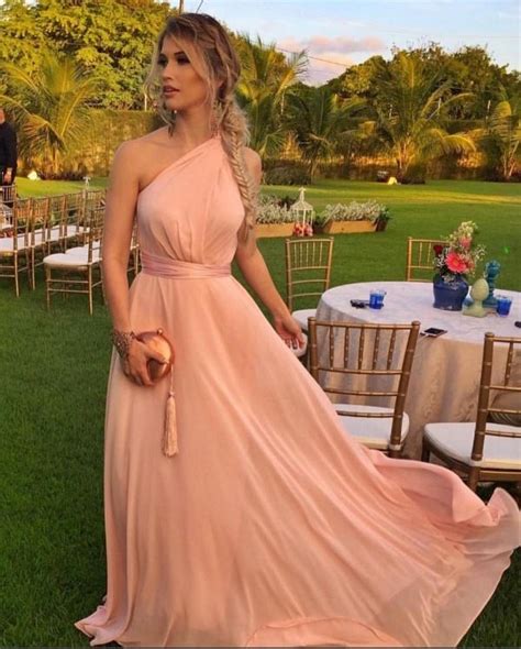 08 VESTIDOS DE FESTA EM TOM PASTEL PARA USAR EM 2018 Cheap Long