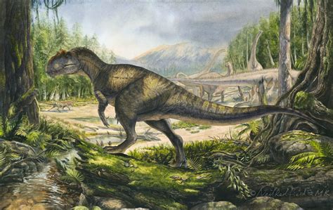 Neilredfield On Twitter Allosaurus Fragilis Watercolor Paleoart