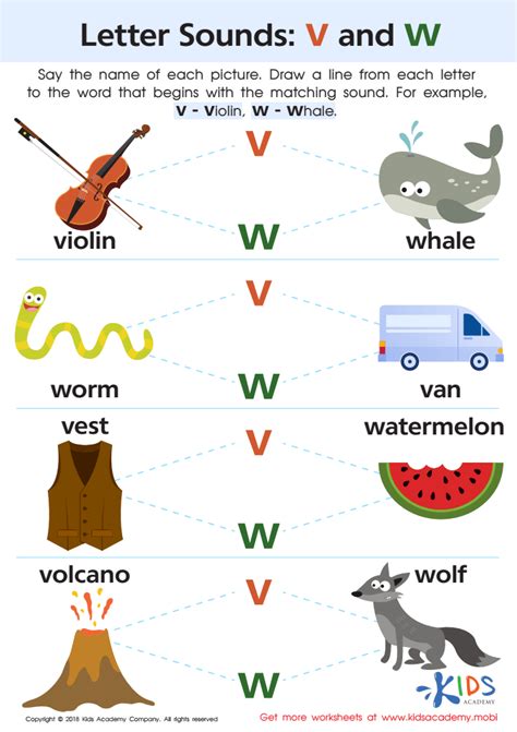V Alphabet Sound For Kids