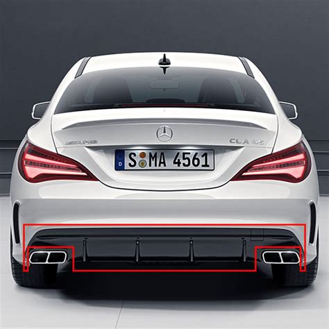 CLA 45 AMG Facelift Diffusor CLA C117 X117 Original Mercedes Benz