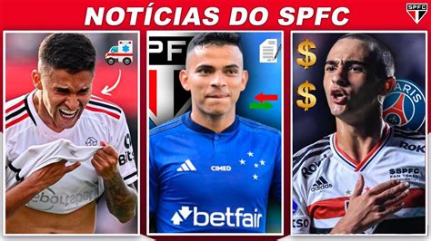 RETORNO CONFIRMADO BRUNO RODRIGUES NO SPFC NESTOR FORA POR 6 MESES