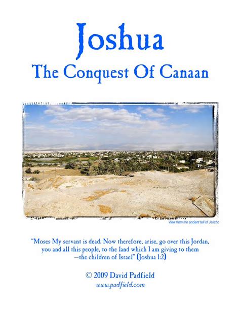 Pdf Joshua The Conquest Of Canaan Church Of · Pdf Fileworkbook On