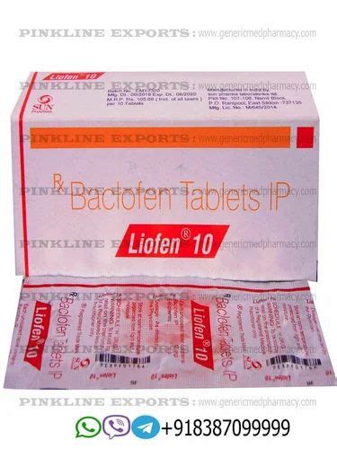 Liofen Mg Baclofen Tablets Ip At Rs Stripe In Jaipur Id