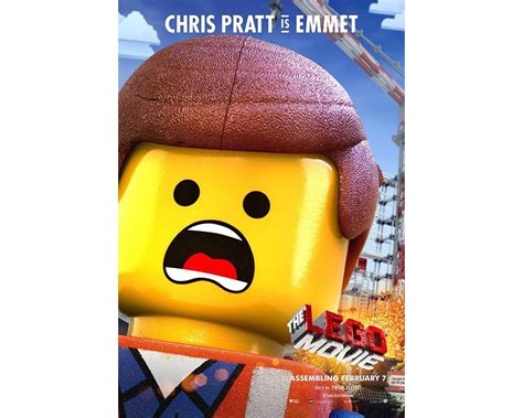 Lego Set 5003806 1 The Lego Movie Chris Pratt Is Emmet Poster 2014