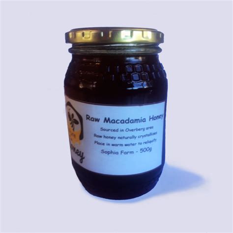 Sophia Farm Raw Macadamia Honey 500g Little Oaks Produce Pty Ltd