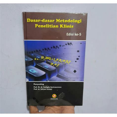 Jual Buku Dasar Dasar Metodologi Penelitian Klinis Edisi 5 ORIGINAL