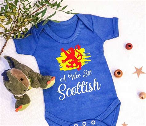 A Wee Bit Scottish Baby Vest Super Cute Scottish Baby T Etsy