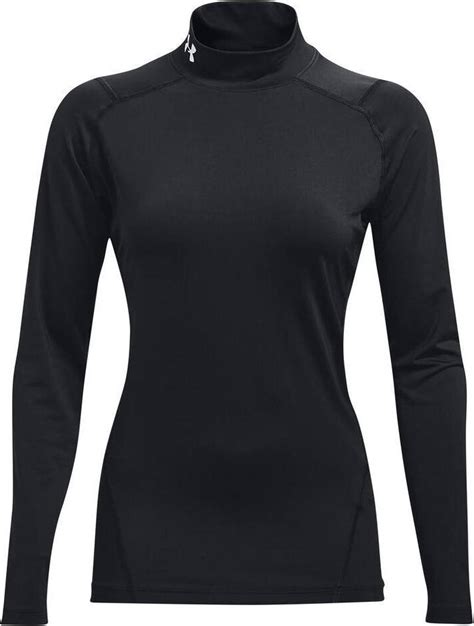 Under Armour Heatgear Mock Long Sleeve Baselayer Men Blackwhite • Price