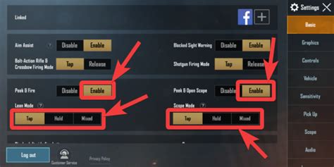 How To Enable Peek Fire Firing Mode On Pubg Mobile H S Media