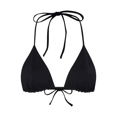 Nénés Berry Ribbed Bikini Top Black Smallable