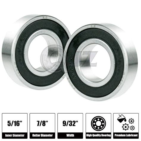 Qty Rs Deep Groove Radial Ball Bearing In X In X