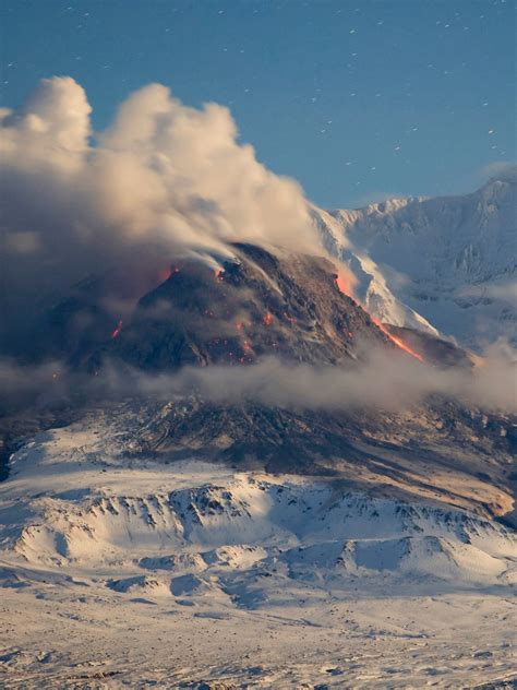 Shiveluch Volcano Erupts In Russia