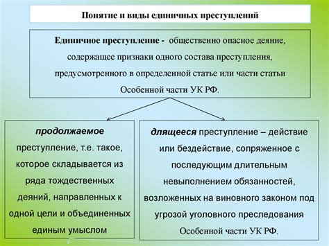 Множественность преступлений. Формы множественности преступлений ...